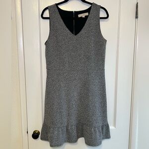 LOFT Herringbone Knit Dress - Sz 10